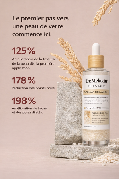 Dr.Melaxin™ - Sérum exfoliant coréen au riz